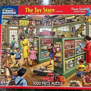 White Mountain 1000 piece puzzle. The Toy Store